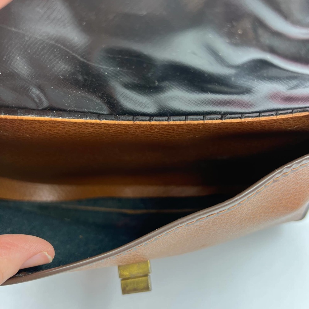 Vintage 1970's Camera Bag Faux Leather Tan Shoulder Strap Zippered‎ Padded - Picture 6 of 16